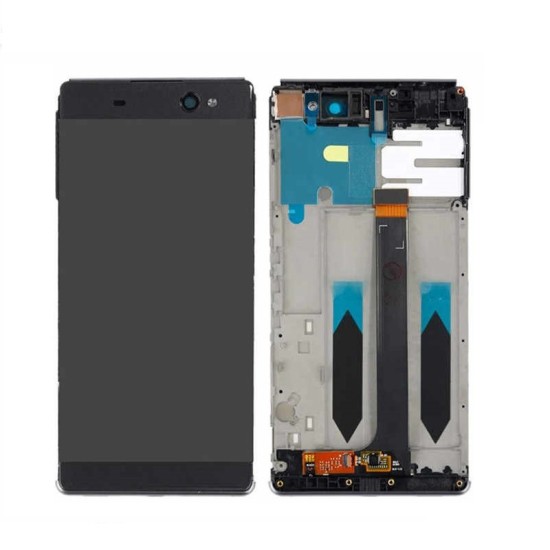 TOUCH+DISPLAY WITH FRAME SONY XPERIA C6 XA ULTRA F3211,F3212,F3213,F3213 BLACK